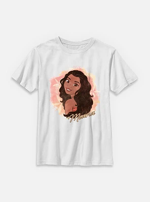 Disney Princesses Watercolor Moana Youth T-Shirt