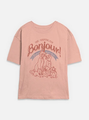 Disney The AristoCats Picture Purrfect Womens Skimmer T-Shirt
