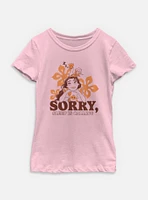 Disney Princesses Moana Sorry Sleep Is Calling Youth Girls T-Shirt