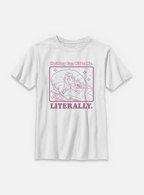 Disney Princesses Aurora Nothing Can Wake Me Youth T-Shirt