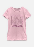 Disney Princesses Aurora Nothing Can Wake Me Youth Girls T-Shirt