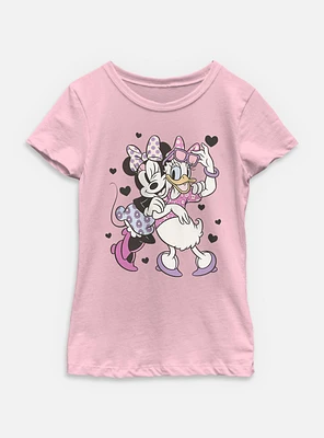 Disney Minnie Mouse & Daisy Besties Youth Girls T-Shirt