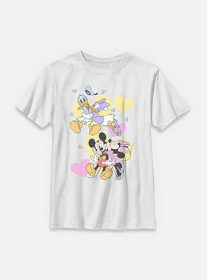 Disney Mickey Mouse Couple Of Loves Youth T-Shirt