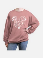 Disney Mickey Mouse Ears True Love Womens Oversized Sweatshirt