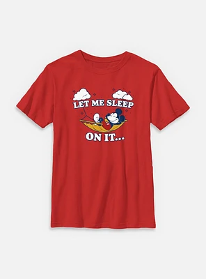 Disney Mickey Mouse Let Me Sleep On It Youth T-Shirt