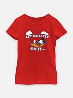 Disney Mickey Mouse Let Me Sleep On It Youth Girls T-Shirt