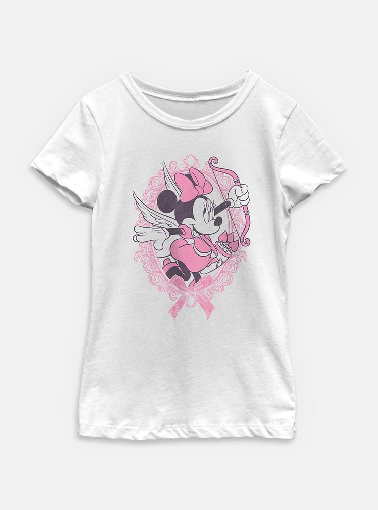 Disney Minnie Mouse Fancy Cupid Youth Girls T-Shirt