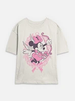 Disney Minnie Mouse Fancy Cupid Womens Skimmer T-Shirt