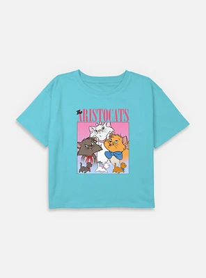 Disney The AristoCats Boxed Up Youth Girls Boxy Crop T-Shirt