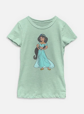 Disney Princesses Big Jasmine Youth Girls T-Shirt