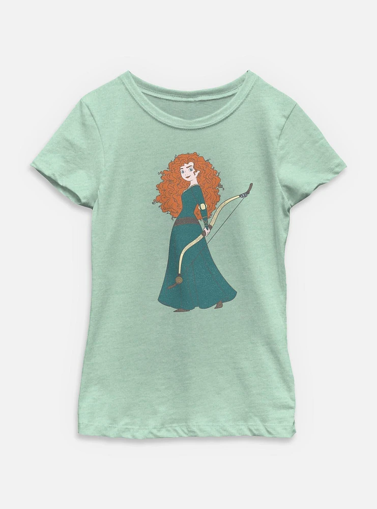 Disney Princesses Big Merida Youth Girls T-Shirt
