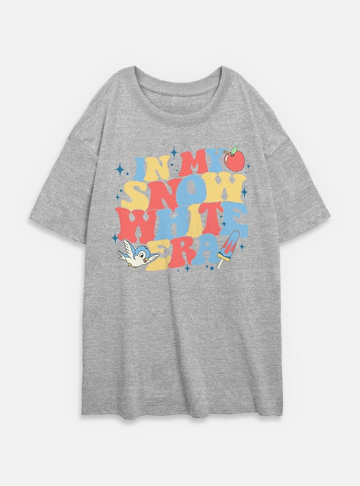 Disney Princesses My Snow Era Womens Oversized T-Shirt