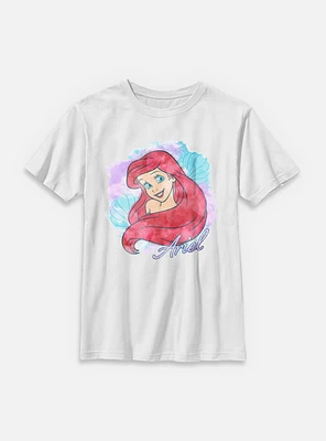 Disney Princesses Watercolor Ariel Youth T-Shirt