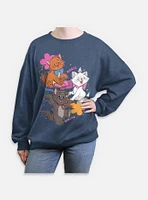 Disney The AristoCats Friends Womens Oversized Sweatshirt