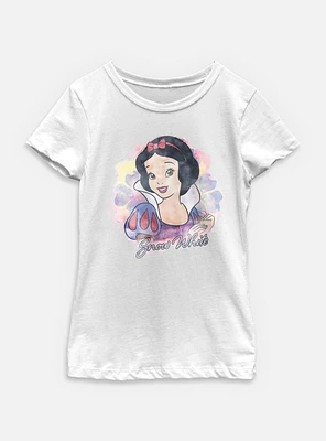 Disney Princesses Watercolor Snow White Youth Girls T-Shirt