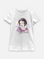 Disney Princesses Watercolor Snow White Youth Girls T-Shirt