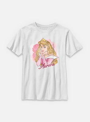 Disney Princesses Watercolor Aurora Youth T-Shirt