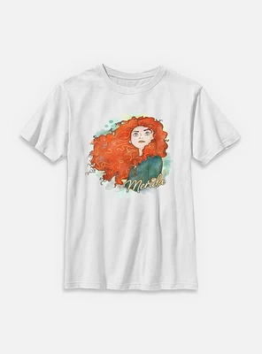 Disney Princesses Watercolor Merida Youth T-Shirt