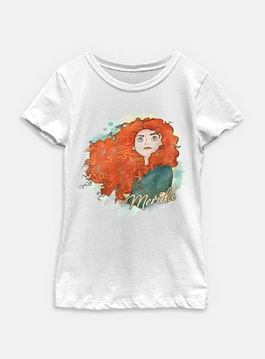 Disney Princesses Watercolor Merida Youth Girls T-Shirt