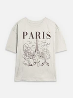 Disney The AristoCats Paris Destination Womens Skimmer T-Shirt