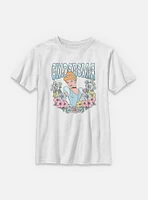 Disney Princesses Cinderella Floral Wreath Youth T-Shirt
