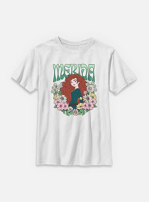 Disney Princesses Merida Floral Wreath Youth T-Shirt