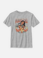 Disney Princesses Pocahontas Floral Wreath Youth T-Shirt