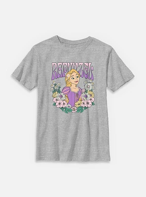 Disney Princesses Rapunzel Floral Wreath Youth T-Shirt