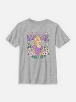 Disney Princesses Rapunzel Floral Wreath Youth T-Shirt