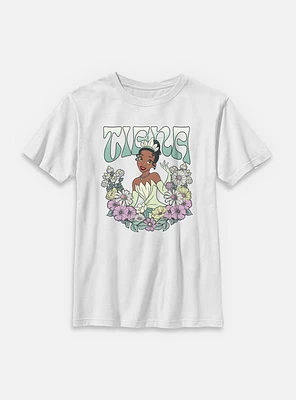 Disney Princesses Tiana Floral Wreath Youth T-Shirt