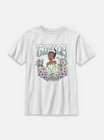 Disney Princesses Tiana Floral Wreath Youth T-Shirt