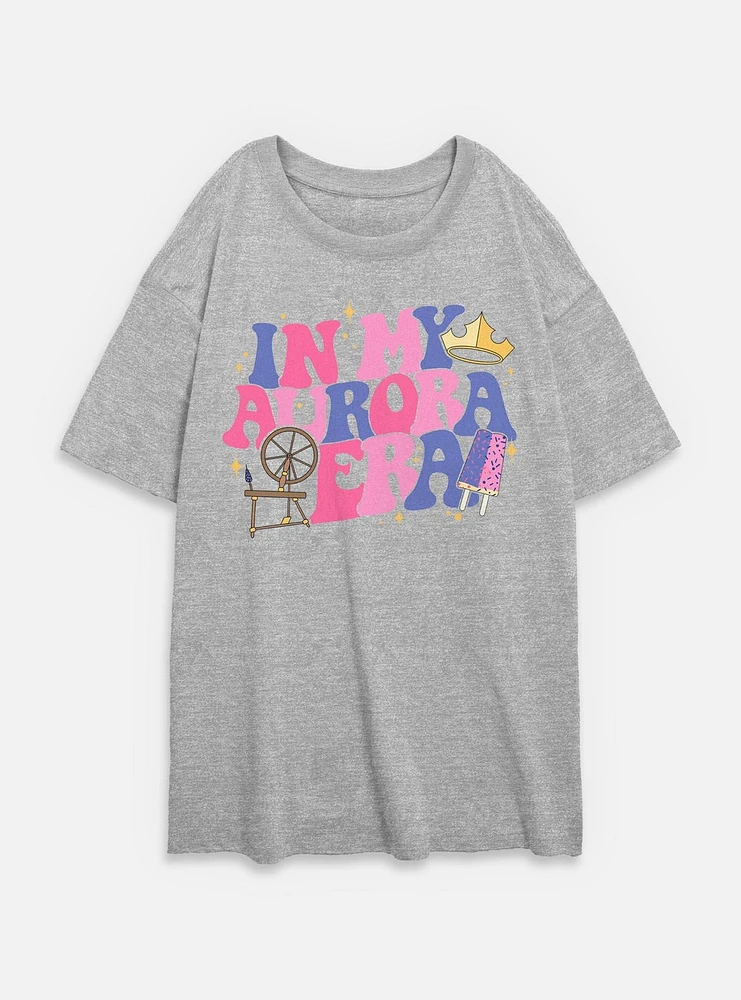 Disney Princesses My Aurora Era Womens Oversized T-Shirt