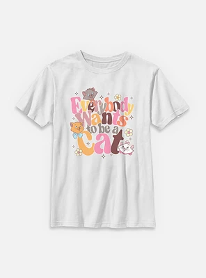 Disney The AristoCats Everybody Wants To Be A Cat Youth T-Shirt
