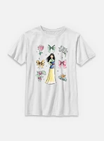 Disney Princesses Mulan Bow Icons Youth T-Shirt