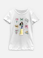 Disney Princesses Mulan Bow Icons Youth Girls T-Shirt