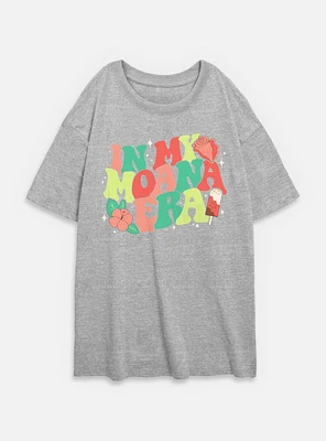 Disney Princesses My Moana Era Womens Oversized T-Shirt