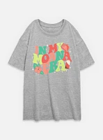 Disney Princesses My Moana Era Womens Oversized T-Shirt