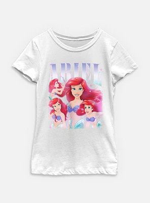 Disney Princesses Retro Ariel Youth Girls T-Shirt