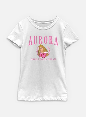Disney Princesses Aurora Collegiate Youth Girls T-Shirt