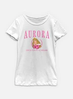 Disney Princesses Aurora Collegiate Youth Girls T-Shirt