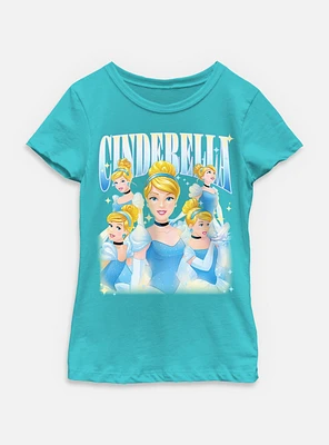 Disney Princesses Retro Cinderella Youth Girls T-Shirt