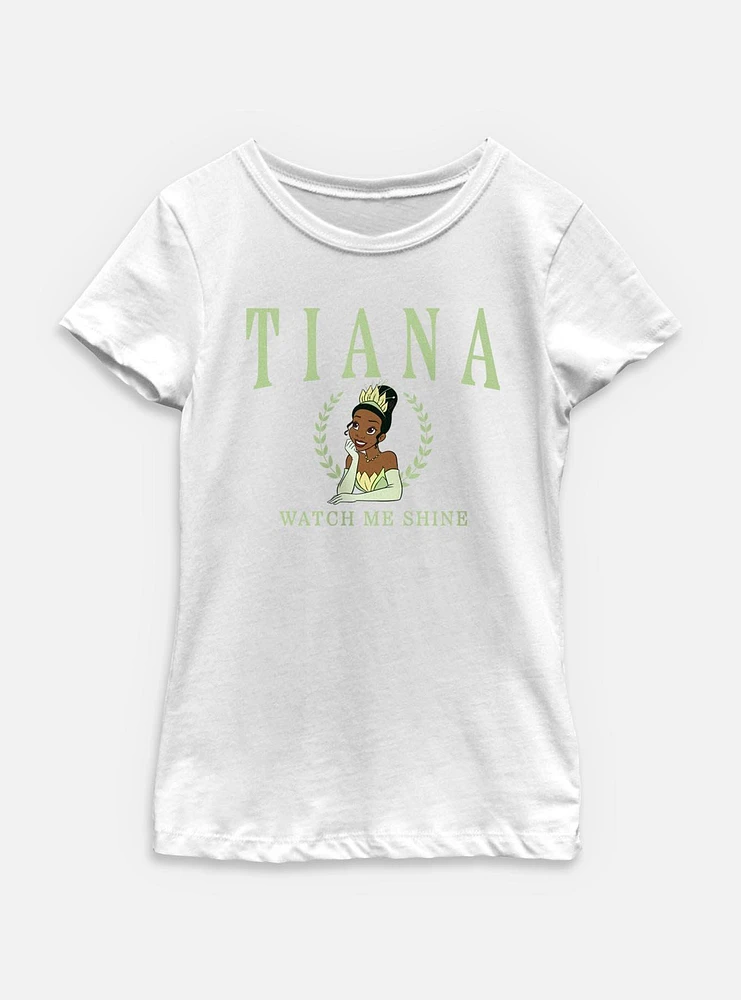 Disney Princesses Tiana Collegiate Youth Girls T-Shirt