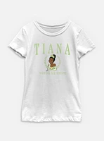 Disney Princesses Tiana Collegiate Youth Girls T-Shirt