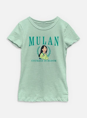 Disney Princesses Mulan Collegiate Youth Girls T-Shirt