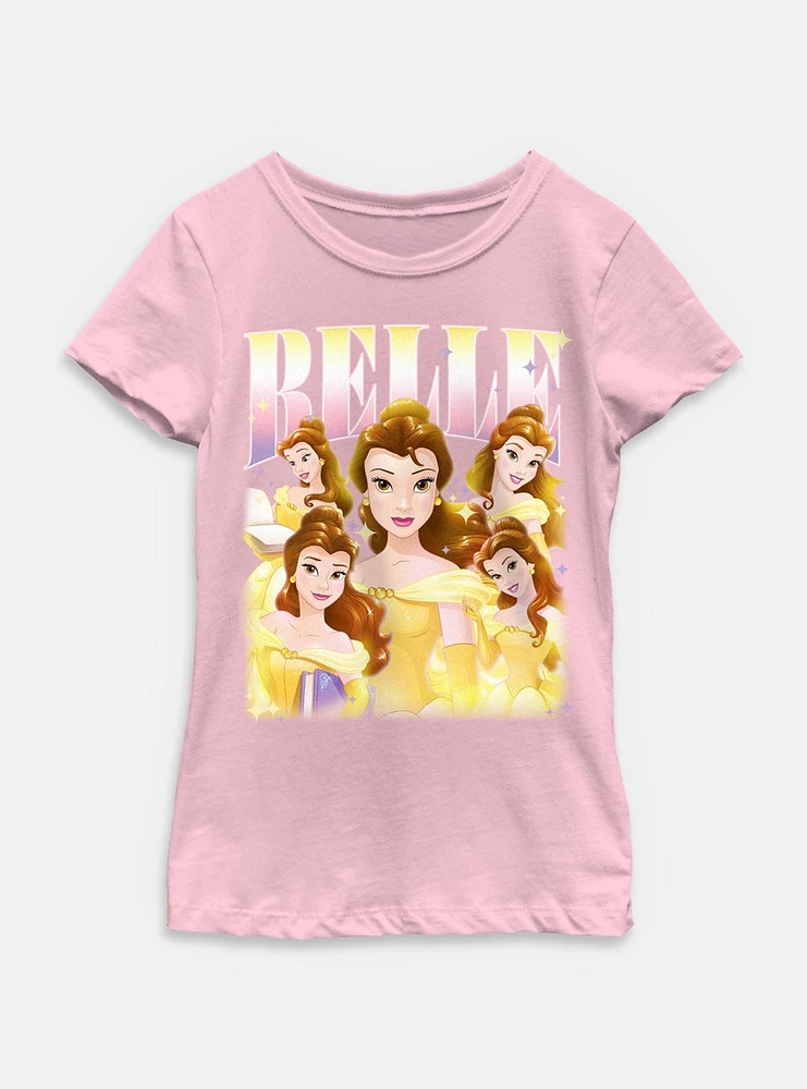 Disney Princesses Retro Belle Youth Girls T-Shirt