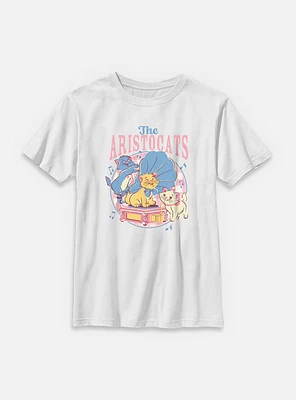 Disney The AristoCats Playing With Gramophone Youth T-Shirt