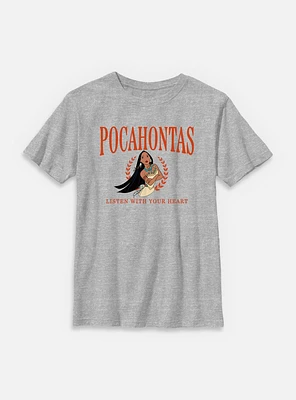 Disney Princesses Pocahontas Collegiate Youth T-Shirt