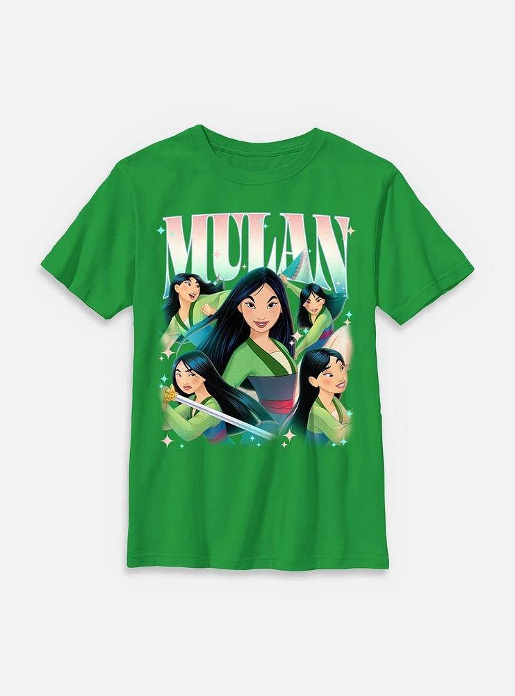 Disney Princesses Retro Mulan Youth T-Shirt