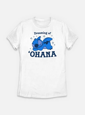 Disney Lilo & Stitch Dreaming Of Ohana Womens T-Shirt