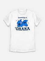 Disney Lilo & Stitch Dreaming Of Ohana Womens T-Shirt